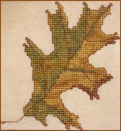 Autumn Leaves Wall Quilt Block - M