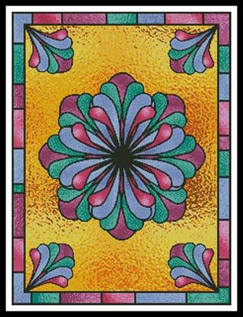 click here to view larger image of Stained Glass Floral 1 (chart)