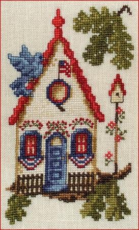 click here to view larger image of Patriotic Bird House (chart)