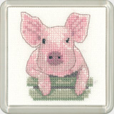 Pig - Little Friends Coaster Kit