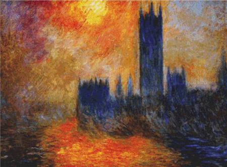 House of Parliament Sun (Claude Monet)