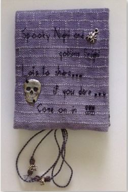 click here to view larger image of Spooky Night Needle Book (counted cross stitch kit)
