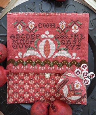 click here to view larger image of Pomegranate Pocket & Pincushion (chart)