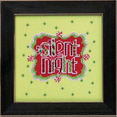 click here to view larger image of Silent Night - Amylee Weeks (counted cross stitch kit)
