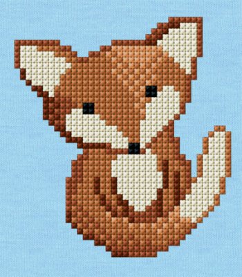 click here to view larger image of Fox (counted canvas kit)