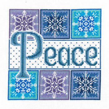 click here to view larger image of Peace Snowflakes (chart)