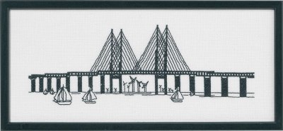 click here to view larger image of Oresund Bridge, The (counted cross stitch kit)