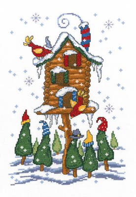 click here to view larger image of Winter Birdhouse (chart)