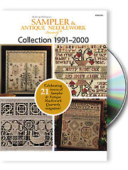 click here to view larger image of Sampler & Antique Needlework Quartly Collection 1991-2000 (DVD)