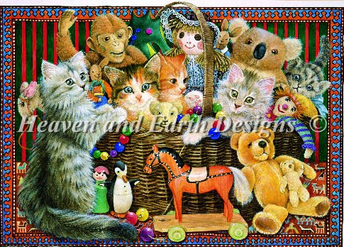click here to view larger image of Cats in the Toy Box (chart)