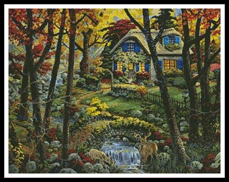 click here to view larger image of Cottage in a Forest  (Joseph Burgess) (chart)