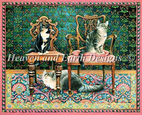 click here to view larger image of Octopussy and Motley on Mothers Chairs (chart)