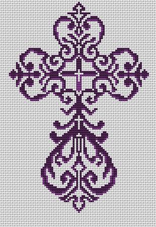 click here to view larger image of Filigree Cross (chart)