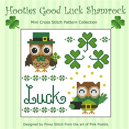 click here to view larger image of Hooties Good Luck Shamrock (chart)