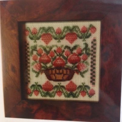 click here to view larger image of Miniature Sampler III Strawberry Fields (counted cross stitch kit)