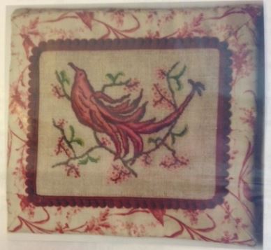 click here to view larger image of Mr. Purdy in Red Sewing Project Pouch (counted cross stitch kit)