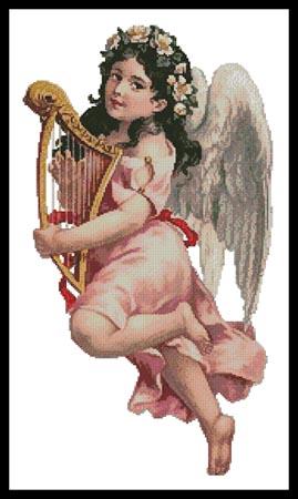 click here to view larger image of Angel With Harp (chart)