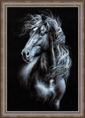 click here to view larger image of Breeze Through Mane (counted cross stitch kit)