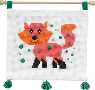 click here to view larger image of MFK Fox (counted cross stitch kit)