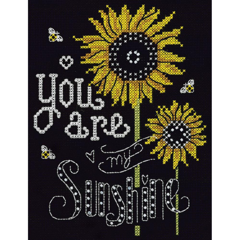 click here to view larger image of You Are My Sunshine (counted cross stitch kit)