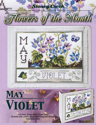 click here to view larger image of Flowers of the Month - May Violet (chart)