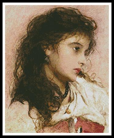 click here to view larger image of Gypsy Girl, A  (George Elgar Hicks) (chart)