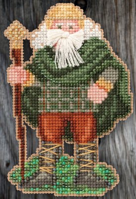 click here to view larger image of Celtic Ireland Santa (2015) (counted cross stitch kit)