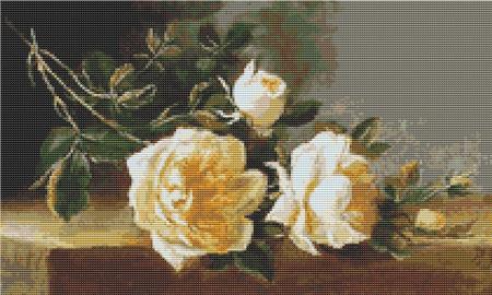 Yellow Roses (Eugene-Henri Cauchois)