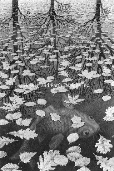 click here to view larger image of Supersized Three Worlds - M.C. Escher	 (chart)