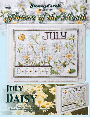click here to view larger image of Flowers of the Month - July Daisy (chart)