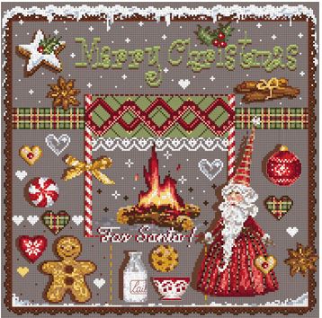 click here to view larger image of For Santa KIT - Aida (counted cross stitch kit)