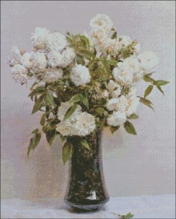 click here to view larger image of Fantin-Latour Fairy Roses (chart)