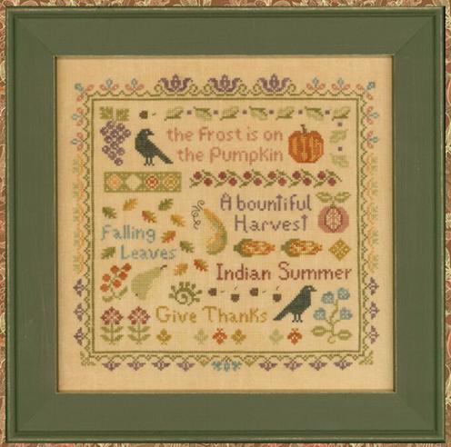 click here to view larger image of Antique Autumn Sampler (chart)
