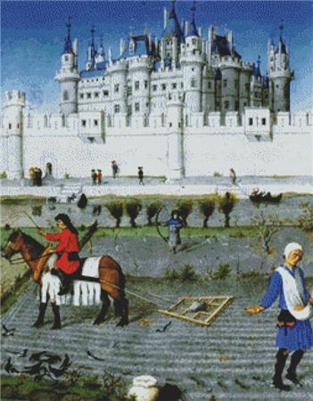 click here to view larger image of Les Tres Riches Heures du duc de Berry  (Limbourg brothers) (chart)