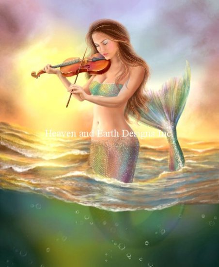 click here to view larger image of Mermaid With A Violin - Alena Lazareva (chart)