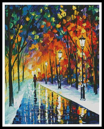 click here to view larger image of Frozen Path (Regular)  (Leonid Afremov) (chart)