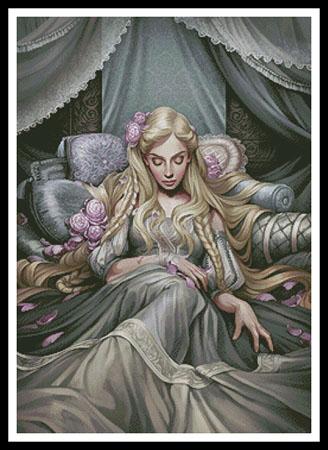 click here to view larger image of Sleeping Beauty Painting  (Charlie Bowater) (chart)