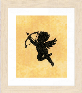 click here to view larger image of Cupid II (stamped cross stitch)