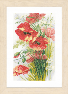 click here to view larger image of Poppies (counted cross stitch kit)
