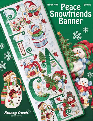 click here to view larger image of Peace Snowfriends Banner (chart)