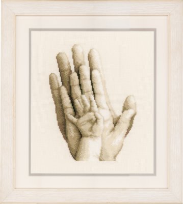 click here to view larger image of Hands (counted cross stitch kit)