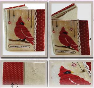 click here to view larger image of Red Cardinal Needlebook (chart)