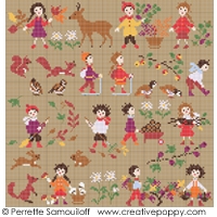 click here to view larger image of Happy Childhood - Autumn (chart)