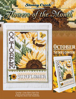 click here to view larger image of Flowers of the Month - October Sunflower (chart)