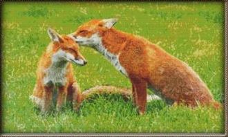 click here to view larger image of Cute Foxes (chart)