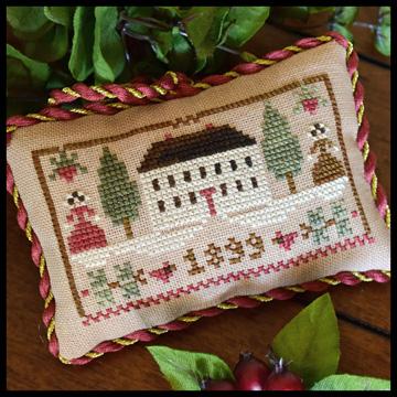 click here to view larger image of Sampler Tree Ornament - Christmas In The Country (11) (chart)