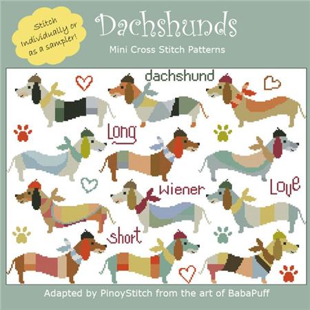 click here to view larger image of Dachshunds (chart)
