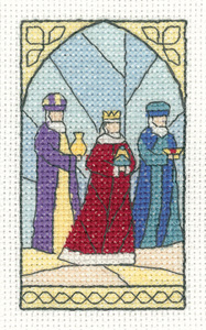 click here to view larger image of Wise Men - Christmas Cards by Susan Ryder (counted cross stitch kit)