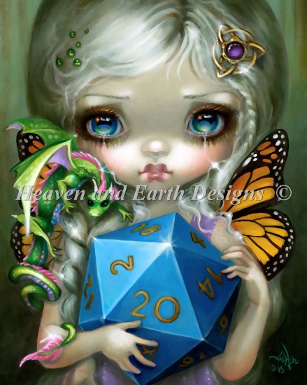 click here to view larger image of Mini 20 Sided Dice Fairy (chart)