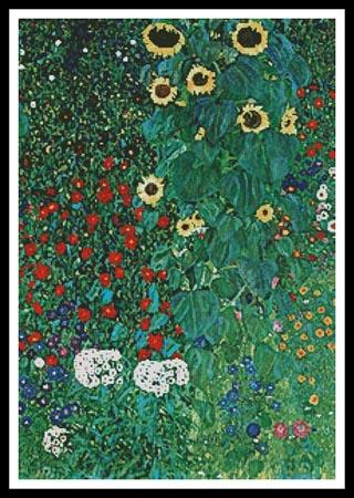 click here to view larger image of Garden With Sunflowers (Gustav Klimt) (chart)